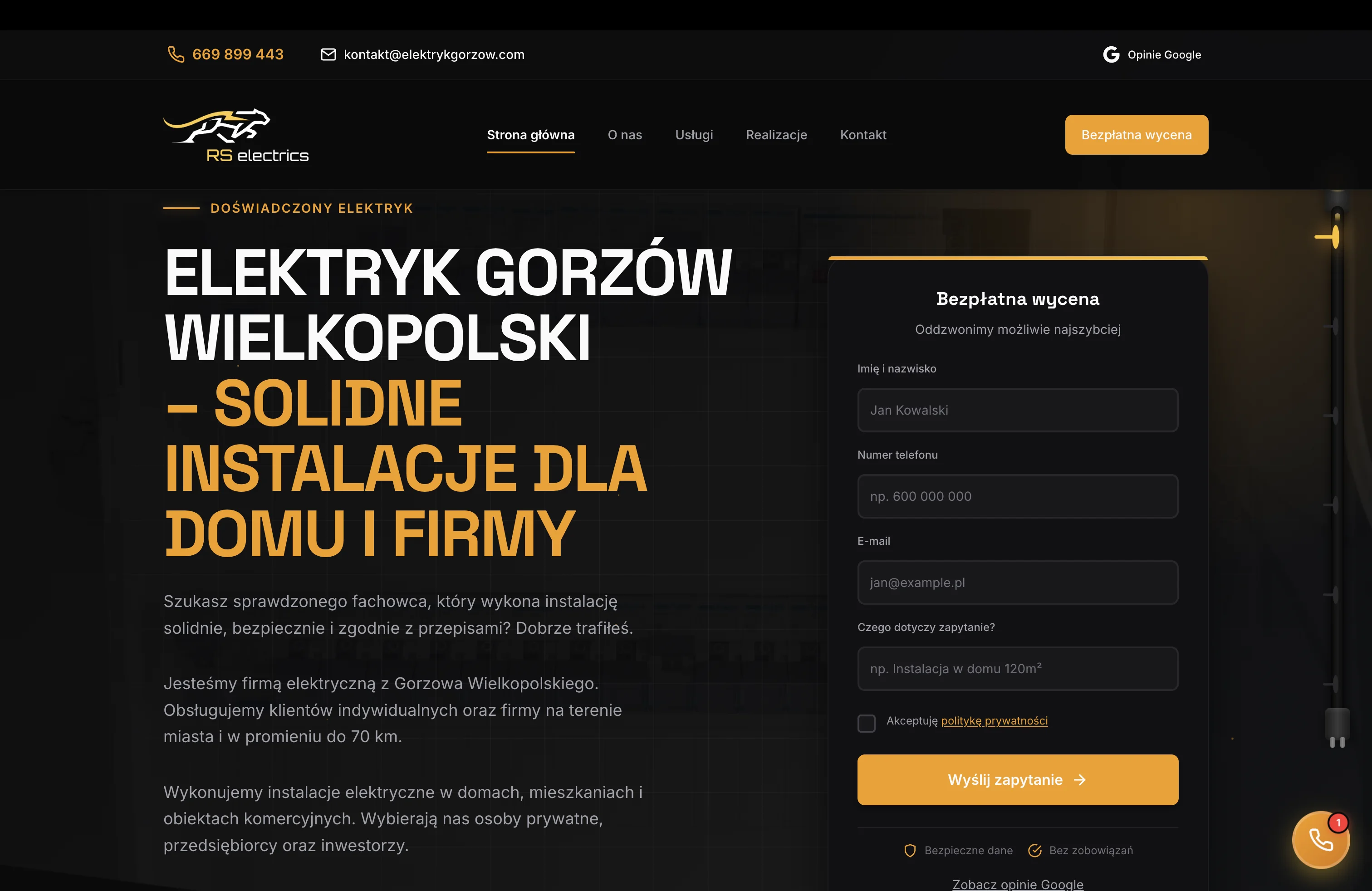 Elektryk Gorzów - profesjonalne usługi elektryczne w Gorzowie Wielkopolskim