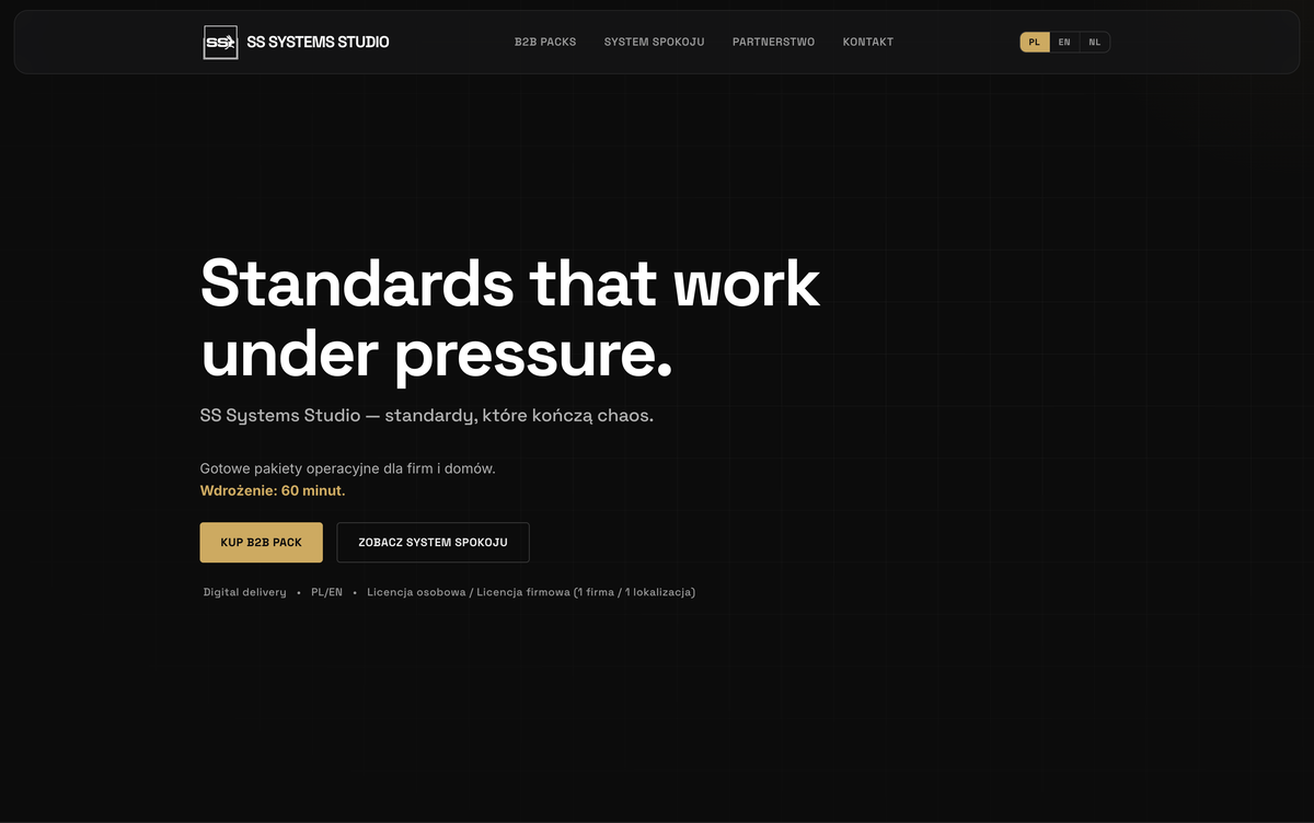 SS Systems Studio - B2B